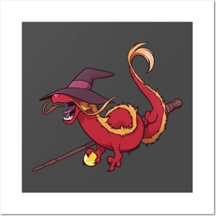 Cute Dragon: Wizard Posters and Art